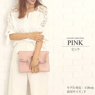 【ピンクF】ショルダー＆ハンドトートバッグ【vl-5218】
