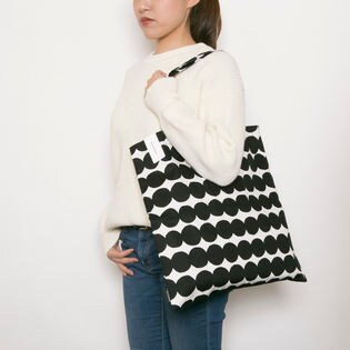 ブラック Marimekko トートバッグ Rasymatto Cotton Bagを税込 送料込でお試し サンプル百貨店 タツミヤインターナショナル
