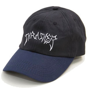 【ブラック×ネイビー】[THRASHER]キャップ LOTTIES OLD TIMER HAT