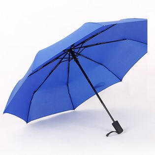 【ブルー】折りたたみ傘 自動開閉 男女兼用 日傘 雨傘 晴雨兼用