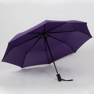 【パープル】折りたたみ傘 自動開閉 男女兼用 日傘 雨傘 晴雨兼用