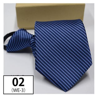 【02】ワンタッチ式ネクタイ 選べる12カラー ネクタイ ビジネス 冠婚葬祭 バレない ビジネス