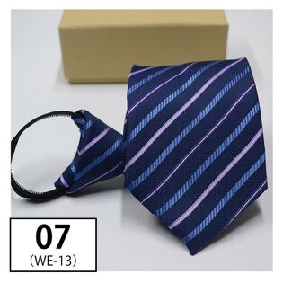 【07】ワンタッチ式ネクタイ 選べる12カラー ネクタイ ビジネス 冠婚葬祭 バレない ビジネス