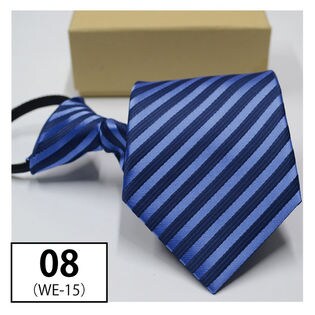 【08】ワンタッチ式ネクタイ 選べる12カラー ネクタイ ビジネス 冠婚葬祭 バレない ビジネス