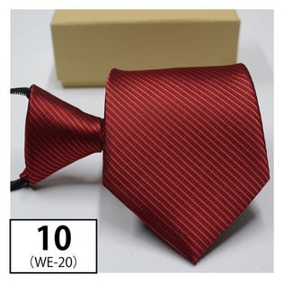 【10】ワンタッチ式ネクタイ 選べる12カラー ネクタイ ビジネス 冠婚葬祭 バレない ビジネス