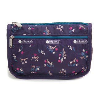 パープル[LeSportsac]ポーチ  TRAVEL COSMETIC
