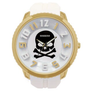 [GDWH]正規品SORRISOソリッソ ビッグケースに3DインデックススカルSRF5メンズ腕時計