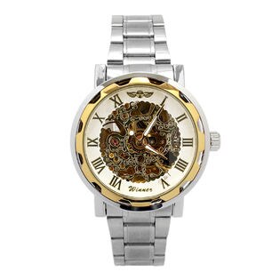 [GDWH]透かし彫りが美しいスケルトン ATW013 自動巻き腕時計