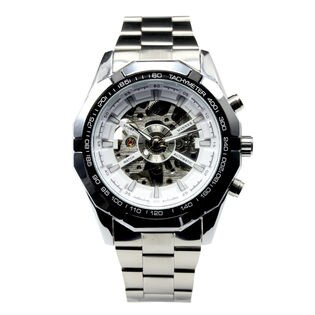 [WHT]重厚なビッグケース スケルトン ATW025 自動巻き腕時計