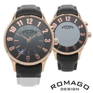 ロマゴデザイン 腕時計 RM068-0053ST-RG ミラーウォッチ ROMAGO DESIGN