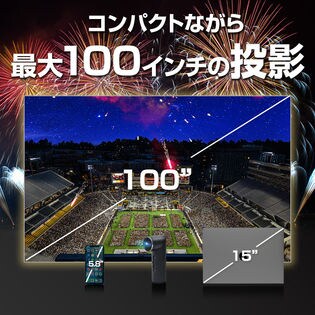 プロジェクター 小型 スマホ Wifi Bluetooth 天井 Dvd スクリーン Hdmiを税込 送料込でお試し サンプル百貨店 株式会社ジーストリーム