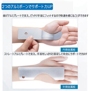 右手 M 手首サポーター 金属プレートで固定 腱鞘炎 捻挫 手根管症候群の時の手首の固定にを税込 送料込でお試し サンプル百貨店 Trend Market