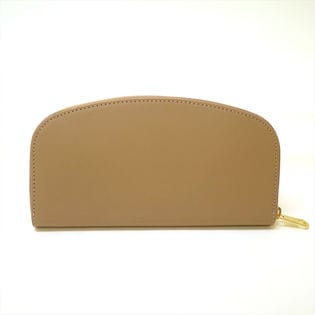 A.P.C.]長財布 ベージュ PORTEFEUILLE HALF MOON WALLETを税込・送料込  