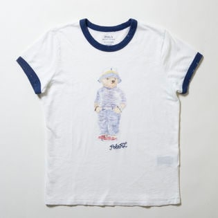 Sサイズ【RalphLauren】Tシャツ NATURAL POLO BEAR ホワイト
