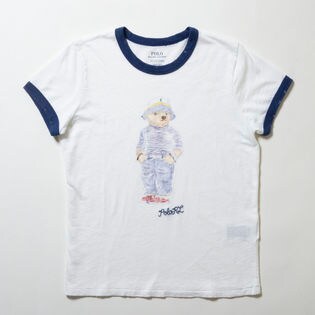 Mサイズ【RalphLauren】Tシャツ NATURAL POLO BEAR ホワイト