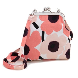 [marimekko]ポーチ ROOSA MINI UNIKKO POCHETTE ライトピンク