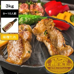 3kg 3種 5セット ブランド豚 麓山高原豚 焼肉 A 味噌たれ セット 9 10人前を税込 送料込でお試し サンプル百貨店 Tressaillir Marche トレサイーユ マルシェ
