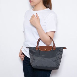 Longchamp]トートバッグ LE PLIAGE HANDLE BAG S チャコールグレーを 
