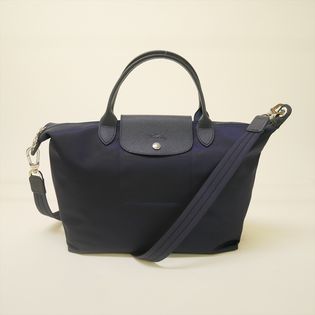 [Longchamp]トートバッグ LE PLIAGE NEO HANDBAG M ネイビー