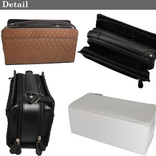 本パイソン革 ダブルファスナー式 メンズ セカンドバッグ ビジネスバッグを税込 送料込でお試し サンプル百貨店 Salon De Kobe