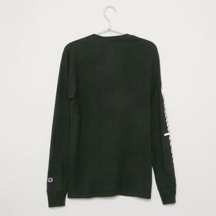 タツミヤインターナショナル Mサイズ ブラック Champion メンズ Classic Graphic L S Tee ちょっプル Dショッピング サンプル百貨店