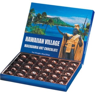 【6箱】ハワイアンビレッジ・マカダミアナッツチョコレート（30粒入）