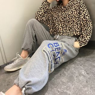 【グレー/XL】スエットパンツ