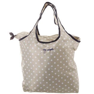 【GY WHドット】保冷保温コンパクトエコバッグ