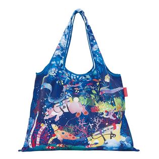 【海底王国の宝探し】#DJQECOBAG デザイナーズコラボ ショッピングバック
