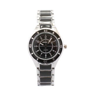 アラビア数字が見やすい 煌びやかなセラミック風ベルト腕時計 SRF6S-SVBK レディース腕時計