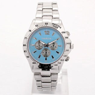 ベーシックデザイン腕時計 メタルベルト フェイクダイヤル SRHI2-SKY メンズ腕時計