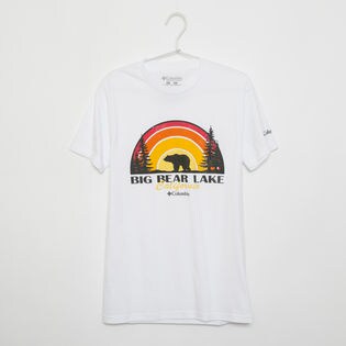 メンズMサイズ【Columbia】Tシャツ PRINT S/S TEE ホワイト