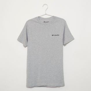 メンズLサイズ【Columbia】Tシャツ PRINT S/S TEE グレー