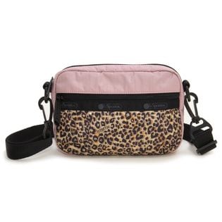 Lesportsac X Girl ミニクロスボディバッグ レオパード ピンクを税込 送料込でお試し サンプル百貨店 タツミヤインターナショナル