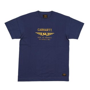 【Sサイズ/ブルー】[CARHARTT] Tシャツ S/S CA WINGS T-SHIRTS