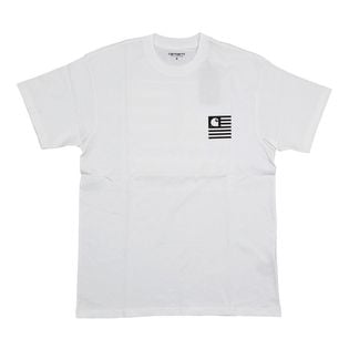 【XS/ホワイト】[CARHARTT] Tシャツ S/S STATE PATCH T-SHIRT