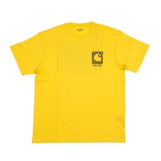 【XSサイズ/イエロー】[CARHARTT] Tシャツ BODY & PAINT T-SHIRT