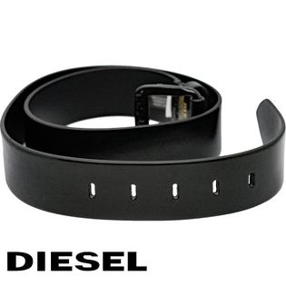 お餅のおじさん DIESEL ブラックレザー ベルト お餅のおじさん DIESEL ブラックレザー ベルト Diesel B-Shift