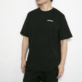 Mサイズ[patagonia]Tシャツ M'S P-6 LOGO RESPONSIBILI ブラック
