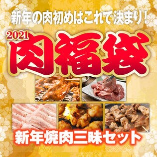 【計2.6kg】肉の福袋 新年焼肉三昧 肉盛り5点