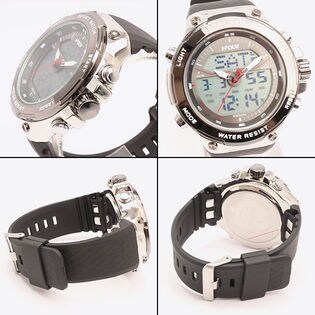 アナデジ時計 アナログ デジタル クロノグラフ 防水時計 Hpfs9402 Svbk メンズ腕時計を税込 送料込でお試し サンプル百貨店 腕時計 アパレル雑貨小物のsp