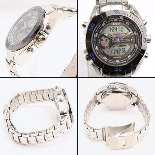 アナデジ時計 アナログ デジタル クロノグラフ 防水時計 Hpfs9401 Svbl メンズ腕時計を税込 送料込でお試し サンプル百貨店 腕時計 アパレル雑貨小物のsp