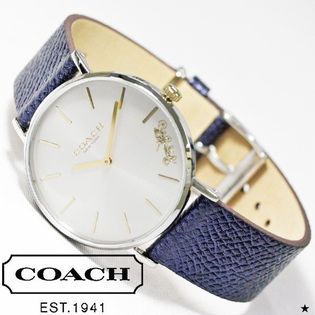 【ネイビー】COACH コーチ 腕時計 レディース PERRY
