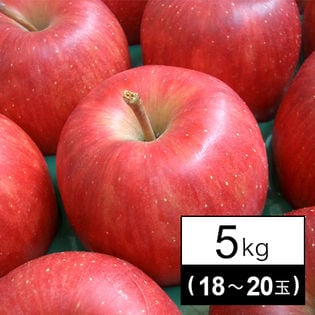 6位 【5kg箱（18-20玉）】果物屋さんが選んだ旬の林檎（りんご）