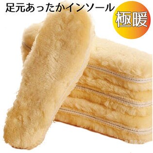 【25.5cm】インソール 両足セット 1セット 中敷き 防寒 冷え取り ぽかぽか 冬用 ふわふわ