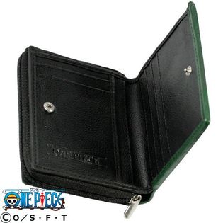 One Piece ワンピース 2つ折り財布 ロロノア ゾロ 国内ライセンスを税込 送料込でお試し サンプル百貨店 タイム