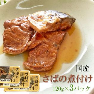 国産 さばの煮付 360g(120g×3パック)