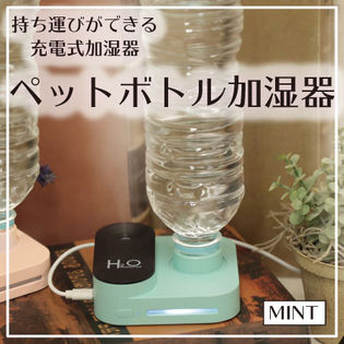 【ミント】ペットボトル型ハンディ充電ミスト