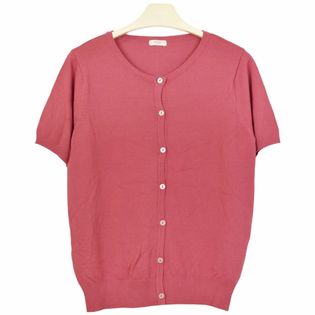 サマーニット半袖カーディガンを税込 送料込でお試し サンプル百貨店 Terracotta