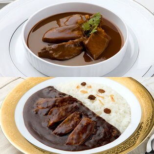味の牛たん喜助　プレミアム牛たんカレー＆シチューセット〔各250g×2〕